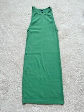 Old Navy Mint Green Ribbed Tank Dress